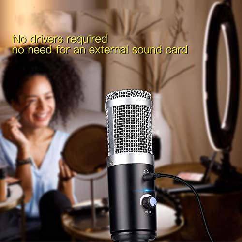 n / a usb'li mikrofon Mikrofonlar Dizüstü Bilgisayar Akışı Oyun Kayıt Podcast (Renk: Siyah)