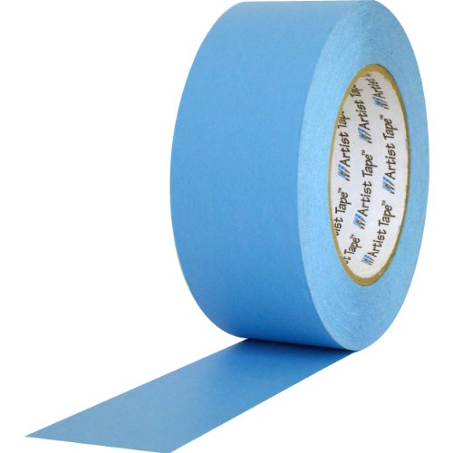 ProTapes Sanatçı Bant Flatback Yazdırılabilir Kağıt Tahtası veya Konsol Bandı, 60 yds Uzunluk x 1/2 Genişlik, Mavi (1'li paket)
