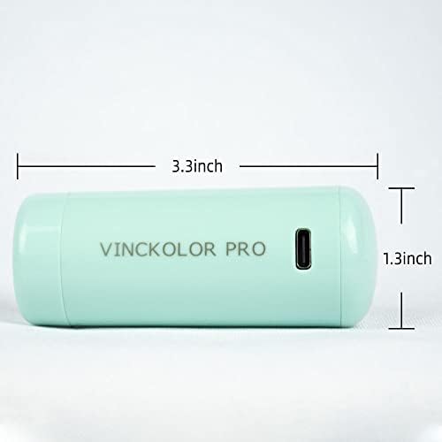 VİNCCOLOR Pro Dijital Cep Kolorimetre, Manyetik Tasarım Kalibrasyon Kapağı, Kullanımı Kolay Boya Plastik Renk Farkı Algılama Aracı
