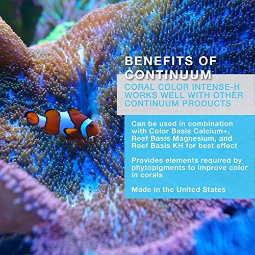 Continuum Aquatics Mercan Rengi Deniz Resif Akvaryumlarında Mercanların Renklendirilmesi için Yoğun H Zamanlı Halojen Takviyesi, 20