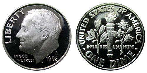 1992 S Roosevelt Geçirmez Gümüş Kuruş 10c DCAM ABD Darphanesi