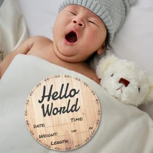Merhaba Dünya Yenidoğan Bebek Duyuru Işareti Duş Hediye Bebek Doğum İstatistikleri Hastane Fotoğraf Sahne Cinsiyet Reveal Kız Erkek