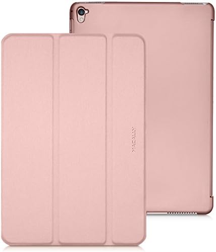 Macally Ince Katlanabilir Koruyucu Kılıf Kapak & Apple iPad ıçin Çift Pozisyonel Standı Pro 2 ( 9.7) & iPad Hava 2 (Gül Altın)