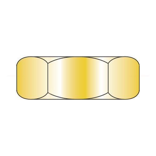 3/4 - 10 Altıgen Reçel Somunları/Çelik/Çinko Sarısı (Karton: 400 adet)