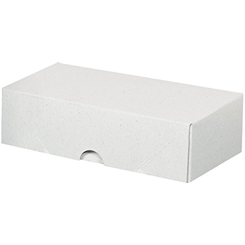 Üst Paket Tedarik Kırtasiye Katlanır Kartonlar, 7 x 3 1/2 x 2, Beyaz (200'lü Paket)