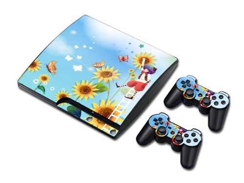Vinil çıkartma kaplama / çıkartmalar Wrap PS3 Slim Play Station 3 Konsolu ve 2 Kontrolörleri-Çocuklar Bahar
