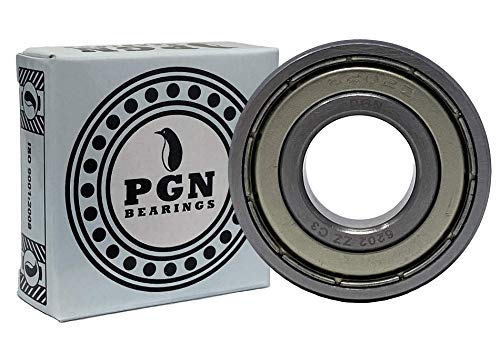 PGN (2 Paket) 6202 - ZZ Rulman Yağlanmış Krom Çelik Mühürlü Bilyalı Rulman-15x35x11mm Rulmanlar Metal Kalkan ve Yüksek RPM Desteği
