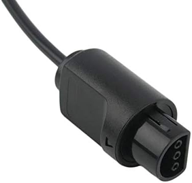 YUİO 6 Ft/1.8 Metre Ayak Uzunluğu Uzatma Kablosu Kabloları Nintendo N64 Denetleyici ve Konsol N64 Denetleyici Bağlantı Noktaları (Siyah)