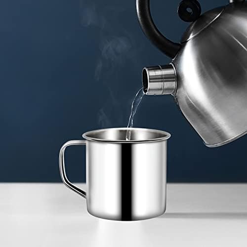 SDFGH 200 ml Taşınabilir Açık Seyahat Paslanmaz Çelik Kahve Çay Kupa Bardak Kamp Seyahat Ev Kullanımı İçin Bira