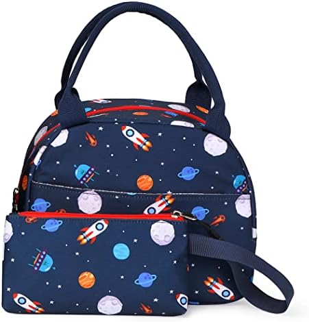 Okul sırt çantası Çocuklar Bookbag Seti-Öğle Yemeği Çantası ve Kalem Kutusu İlköğretim Okul Öncesi Anaokulu Malzemeleri Erkek Kız (Mavi