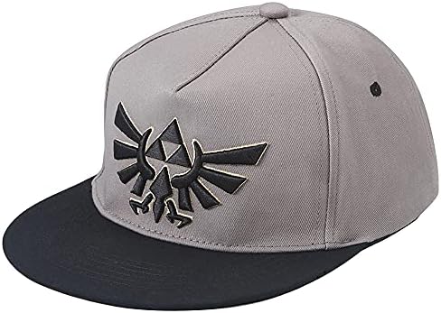 EİKOU unisex-yetişkin Yeni ver.Ayarlanabilir Kraliyet Wingcrest Hylian Crest şapka Beyzbol şapkası(Anahtarlık ile birlikte Gelir) Gri