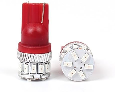 Alla aydınlatma 2x süper parlak W5WL W10W 579 168 kırmızı LED ampuller plaka etiketi iç Dome harita dış yan ışaretleyici ışık Lambaları2010