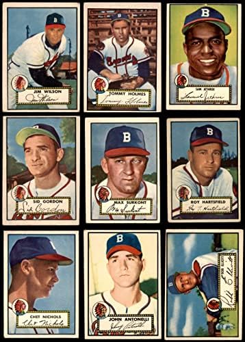1952 Topps Boston Braves Düşük Sayı Takım Seti Boston Braves (Set) VG Braves